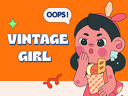 IP插画 | 我的复古少女心💖