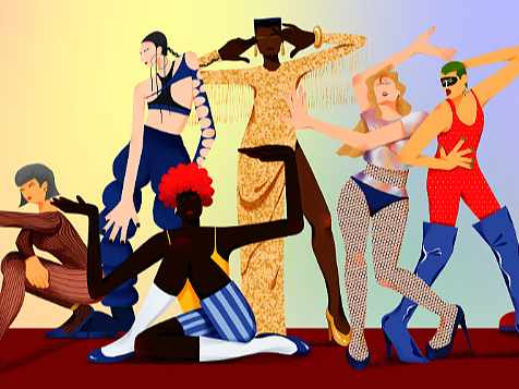 Everyone loves to Voguing（個人主頁-ZNjIyNTI5OTY=） - 新銳潮流插畫 - 站酷設(shè)計師李耳耳耳原創(chuàng)素材 - 站酷ZCOOL