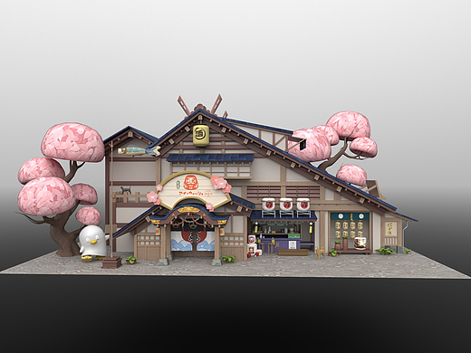 《MAYA场景和ZBRUSH人物建模练习》