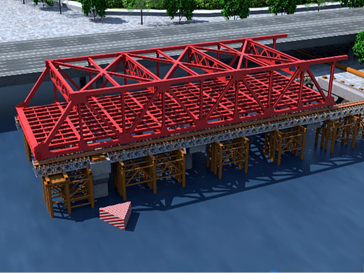 大桥安装流程演示动画