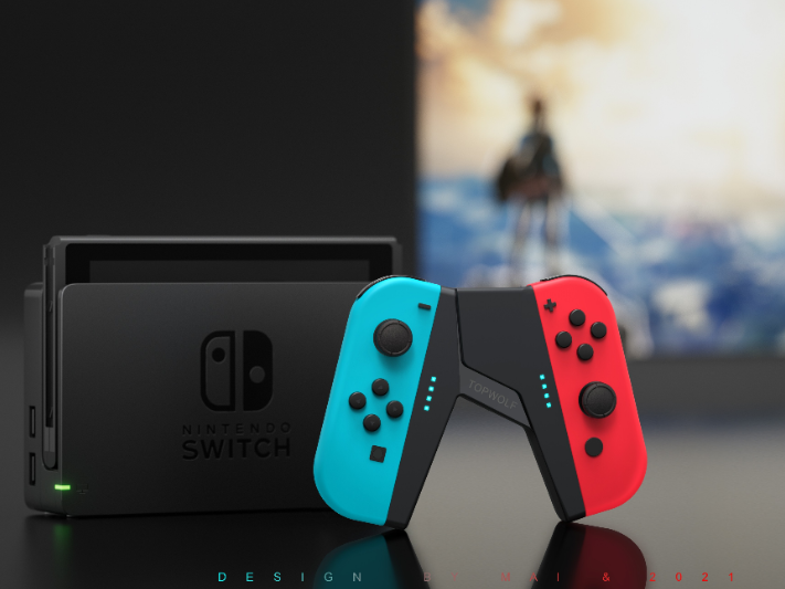 Switch手柄充电握把,任天堂配件