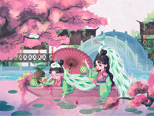 孔雀-游船