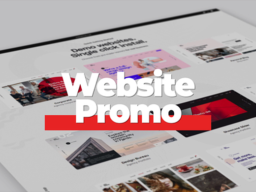 AE模板 | 简洁动态快速网站推广标题动画开场