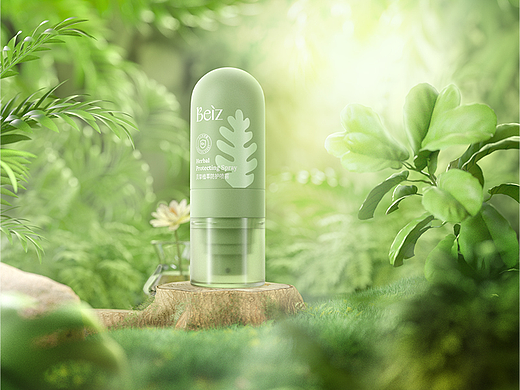 三维渲染 | 森林大自然主题树叶小清晰背景