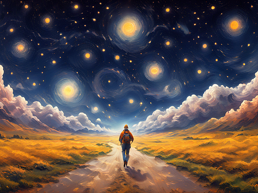 梦想的路，总是孤独的（个人主页-ZNjg0NzA3NjQ=） - 概念设定 - 站酷设计师惗惗小Z原创素材 - 站酷ZCOOL