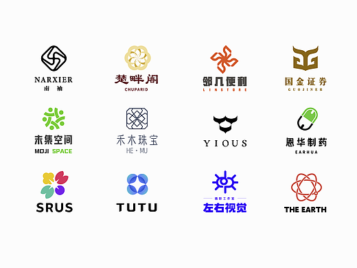logo设计｜字母图形标和文字图形标-个人练习作品分享