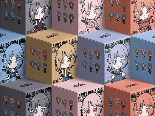 【 ARIES NINJA GIRL 】星座IP