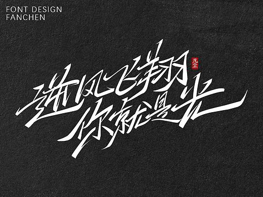 字迹：逆风飞翔，你就是光！
