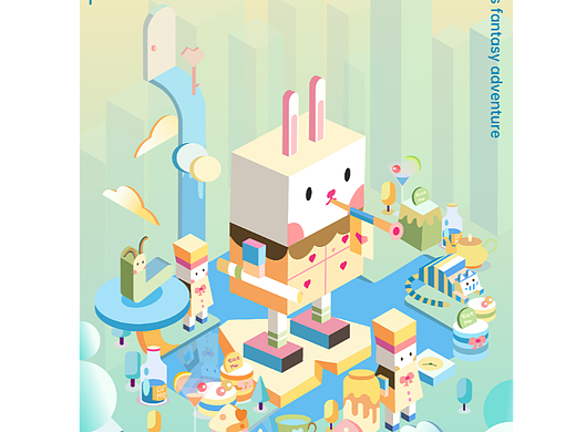2.5d插画（个人主页-ZNjU2MzEzNzY=） - 图案 - 站酷设计师小蒲酱原创素材 - 站酷ZCOOL