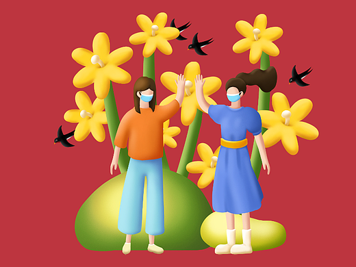 浅尝试了一些3D画风（个人主页-ZNTkxNzQyMjA=） - 商业插画 - 站酷设计师是邱怼怼呀原创素材 - 站酷ZCOOL