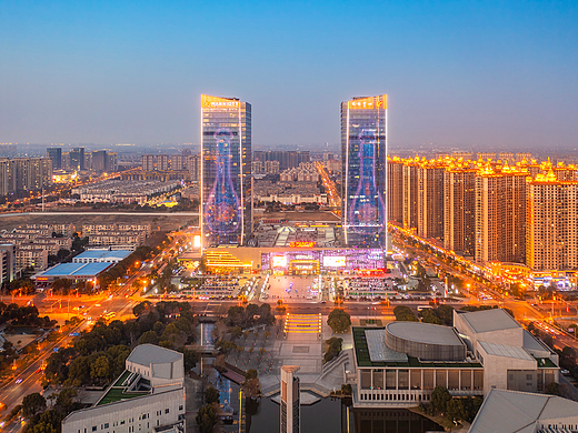 张家港市万达广场夜景