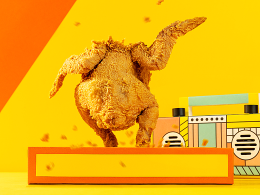 美食摄影 | 汉堡炸鸡