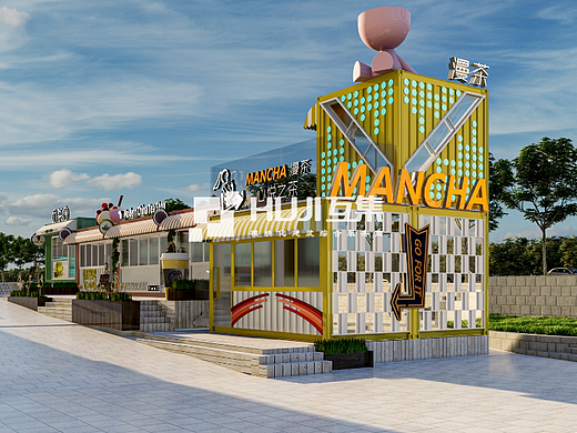 互集项目|湖北武汉保利广场集装箱商业街