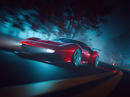 Ferrari P80/C - CGI