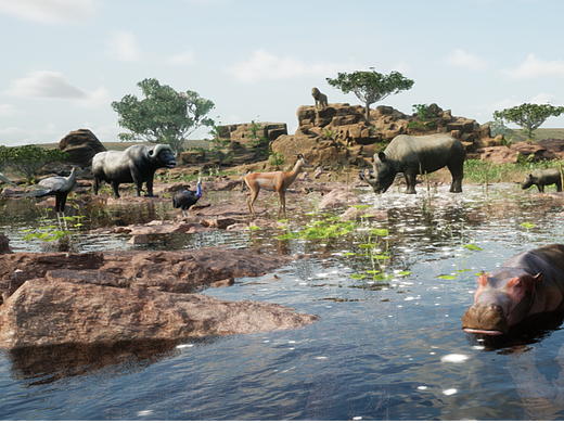 UE4场景设计混剪