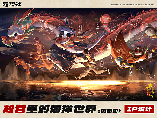 故宫里的海洋世界-IP/衍生品/美陈设计