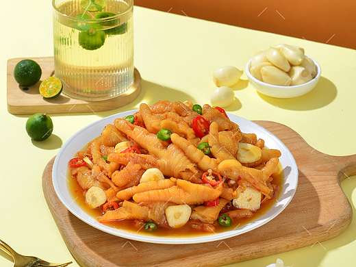 无骨鸡爪|电商美食摄影|脱骨凤爪卤味拍摄×郑州密斯杨