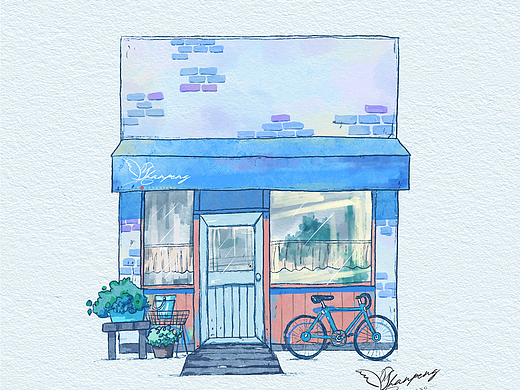 小屋手绘练习（个人主页-ZNjg0NzA4MzI=） - 创作习作 - 站酷设计师窦占鹏原创素材 - 站酷ZCOOL