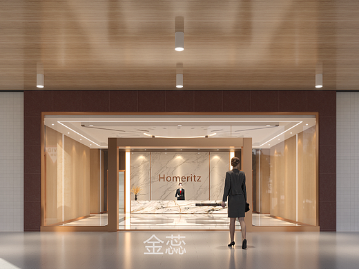 办公门头、前台接待大厅