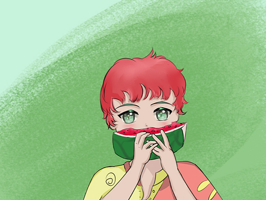 吃瓜小可（個(gè)人主頁-ZNjA0Njc2MzI=） - 創(chuàng)作習(xí)作 - 站酷設(shè)計(jì)師淡定不能抖原創(chuàng)素材 - 站酷ZCOOL