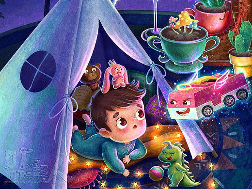 原创插画 ‖ 奇妙之夜