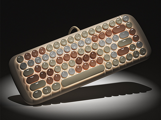 復(fù)古圓鍵帽彩色機(jī)械鍵盤-K645 | Mofii摩天手（個人主頁-ZNjM3NzQ5MzI=） - 電商 - 站酷設(shè)計師CheerChen5原創(chuàng)素材 - 站酷ZCOOL