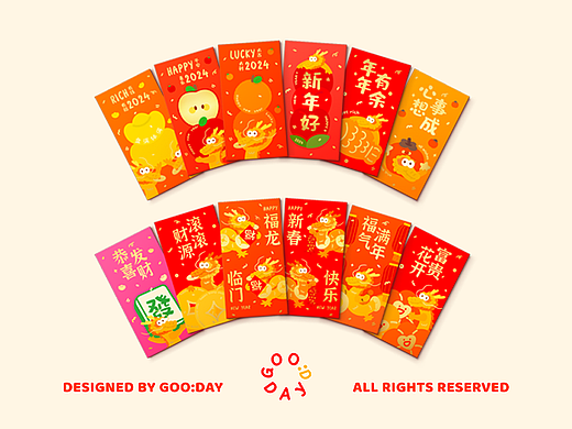 钱龙王系列2024龙年新年周边设计｜GOO:DAY