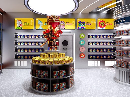 未来感主题商店——商业空间设计
