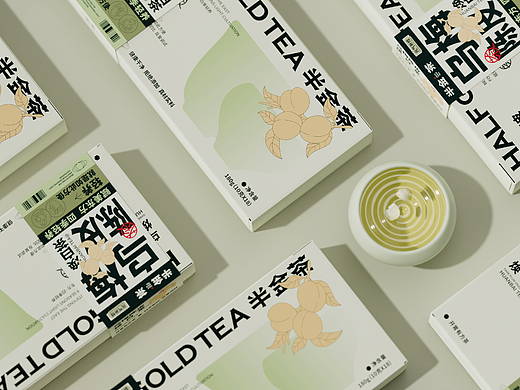 所喜作品：半金茶品牌全案设计