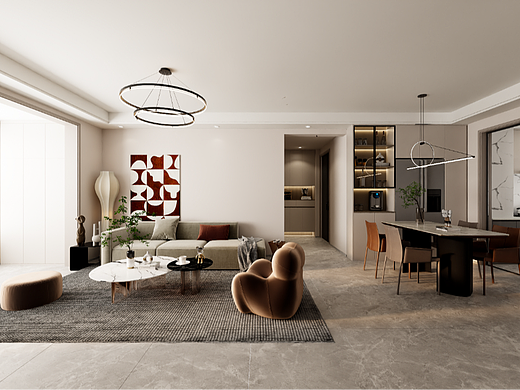 银丰玺悦11-1-501（个人主页-ZNjY2NDM2NTY=） - 家装设计 - 站酷设计师大鱼海棠yi原创素材 - 站酷ZCOOL