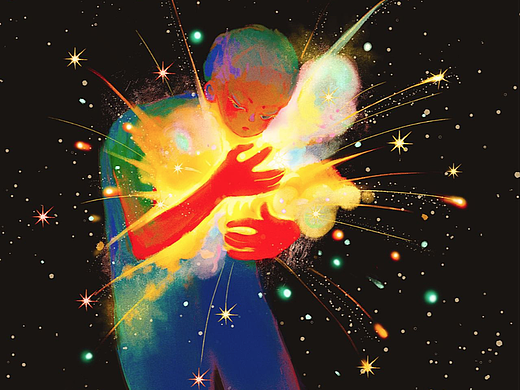 烟花少年系列插画