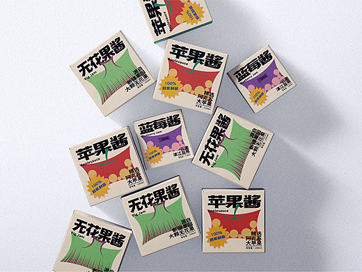 杏元果酱系列包装设计