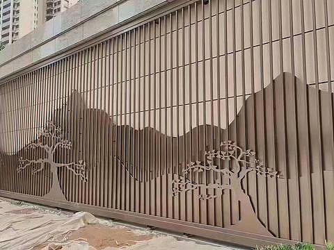 不锈钢屏风 紫铜隔断提高家装艺术气息