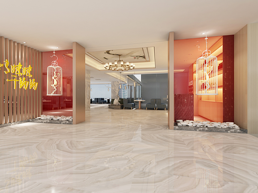 银川装修公司|银川情妹妹干锅店装修设计方案鉴赏