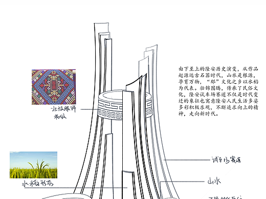 雕塑设计丨壮族精神堡垒