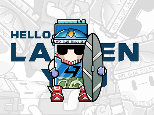 蓝盆友 X 西部数据ip设计