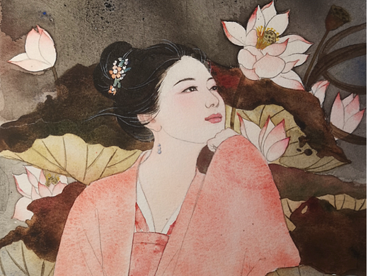 《梦华录》人物之赵盼儿（个人主页-ZNjA1MzI1Mjg=） - 创作习作 - 站酷设计师玉洁Yang原创素材 - 站酷ZCOOL