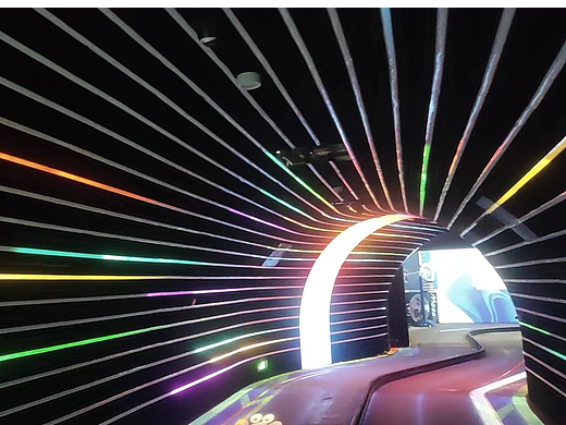 方特时光隧道灯光美陈艺术装置从生产到落地的全过程