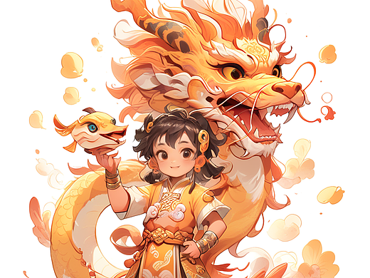 甲辰龙年-金龙贺岁 龙行大运