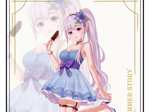 少女（個人主頁-ZNTk1NzI1NDQ=） - 單幅漫畫 - 站酷設計師柒八五原創(chuàng)素材 - 站酷ZCOOL