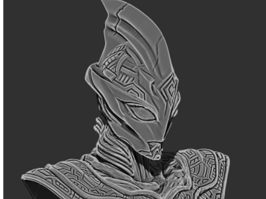 特利迦奥特曼胸像（个人主页-ZNjIzMDkyMDQ=） - 其他三维 - 站酷设计师连傲云原创素材 - 站酷ZCOOL