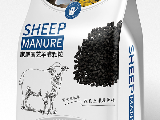 家庭园艺羊粪颗粒包装袋