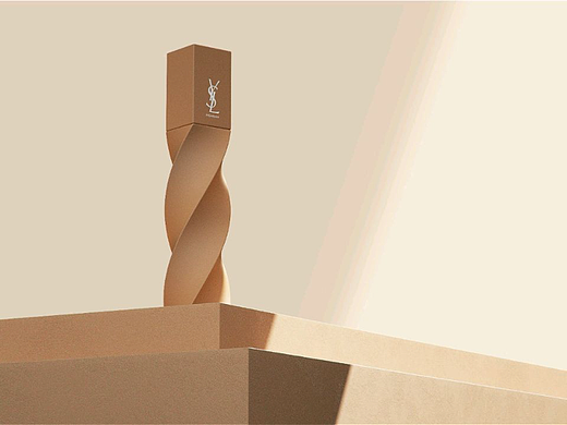 护肤品动画短片唇膏化妆品建模渲染动效C4D动画OC渲染