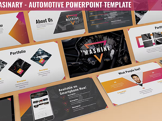 30页高端时尚汽车产品制造营销团队介绍研发国PPT模板