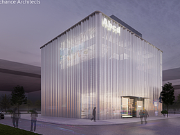 江蘇鹽城某品牌展廳+辦公建筑設(shè)計