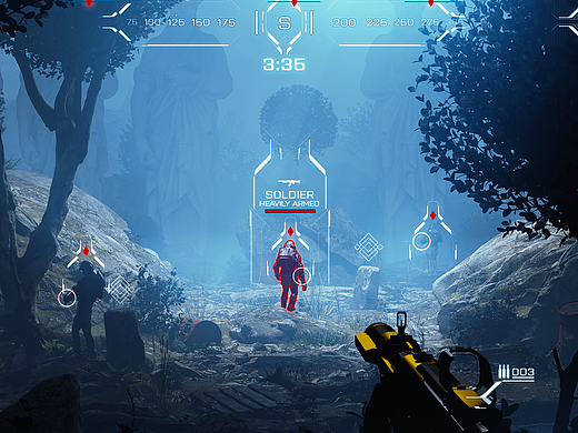 fps concept ui weapon gameplay screen
