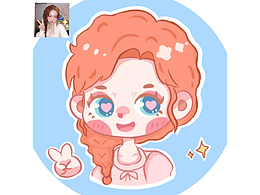 模仿八子老师的画风~