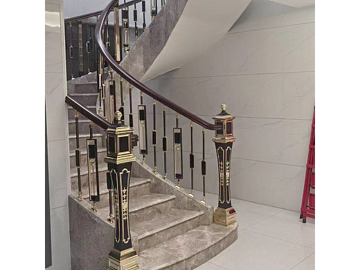 艺术雕花古铜楼梯护栏扶手你有眼光