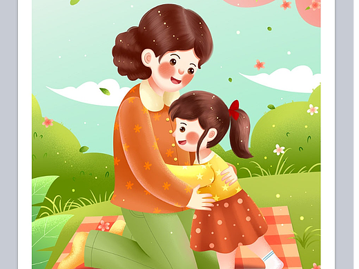 母亲节插画