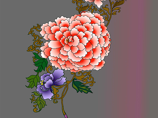 花卉变形
